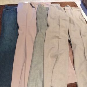 Lot of size 4 petite jeans and trousers